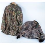 Two sets of Deer Hunter Camp jacket and trousers