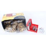 .308 Hornaday loading dies, as new; 377 x .308 brass cases