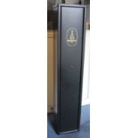 BSA four gun security cabinet with keys, 51 x 10 x 10 ins