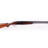 12 bore Baikal, over and under, ejector, 27,3/4 ins barrels, full & 3/4, (small crack to forend),