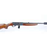 .22 Anschutz Mod. 522, semi automatic rifle, ten shot magazine, with moderator, no. 061118  The