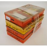 4 Plastic parts boxes with sundry miscellaneous parts