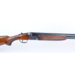 12 bore AYA Yeoman, over and under, ejector, 28 ins multi choke barrels with ventilated rib, 70mm