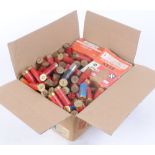 Box containing in excess of 200 mixed cartridges, paper & plastic cases