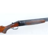 12 bore Sarriugarte, over and under, 27,3/4 ins barrels 1/2 & ic, 70mm chambers, single trigger,