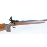 .22 Anschutz Modell Match 64, bolt action rifle, heavy target barrel, target foresight, fitted