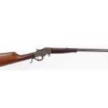 .297/250 hammer Rook Rifle by J. Stevens & Co., take down falling block lever action, 20,1/2 ins two