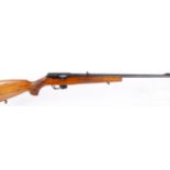 .22 BRNO CZ511, semi automatic rifle, 5 shot magazine, 21 ins barrel, blade foresight and leaf