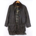 Barbour Border, waxed cotton jacket, size 32 ins