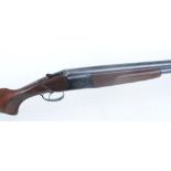 12 bore Baikal, over and under, ejector, 26,1/2 ins barrels, cyl & ic, single trigger, 14,1/2 ins