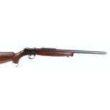.22 BSA Martini action rifle, 19,1/2 ins bull barrel, threaded for moderator, fitted scope rail,