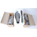 Three battery operated flapping/nodding pigeon decoys, boxed, as new