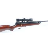 .22 SMK QB78DL, pcp, bolt action air rifle, with 4 x 28 scope