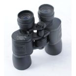 Pair 8.24 x 50 Zoom rubber coated binoculars