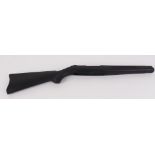 .22 Ruger 10/22 black synthetic rifle stock