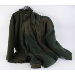 Original Swandri tunic style overcoat, size XXXL; Green fleece coat, size XXXl