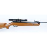 .22 SMK, break barrel air rifle with 4 x 20 SMK scope, no.0503312