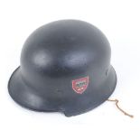 WW II Lightweight Model 35 Officers helmet, with the insignia of SA Standarte Feldherrnhalle (