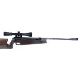 .177 Walther LGR, pcp, side lever target air rifle, silencer, left hand stock, 3-9 x 40 BSA scope,