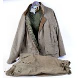 Bronte tweed shooting coat with matching breeks, s.46