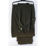 Two pairs of moleskin type trousers, sizes L & 46/36