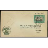 Cancellations/ Collections and Selections1888-1948 envelopes, front, card and aerogramme (18) inclu