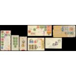 Cancellations/ Collections and Selections1919-1947 an accumulation of envelopes (65), including reg