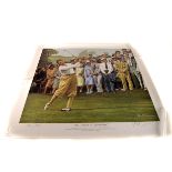 Golf, An Alan F. Zuniga Limited Edition print entitled 'The Niblick at Interlachen' 216/1000, with