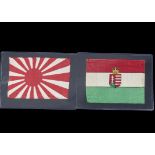 Cigarette Silks, Flags, ATC Large Tobacco Silk, 2 ACC S42 Flags, one Imperial Japanese Navy, the