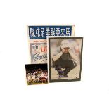 Sporting Memorabilia, a selection of various sporting photographs, including golf and football, some