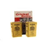 Cricket,  a selection of 7  Wisden Cricket Annuals 1963-1969, together with 59 editions of Cricket