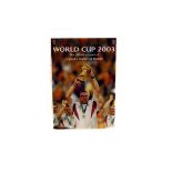 Rugby Autographs, Team England Rugby World Cup 2003 book, signed Captain Martin Johnson and one