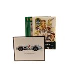 Motor Racing, A collection of motor racing and formula one items, including a cased Honda