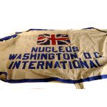 Of Horse Racing interest:  A vintage Washington horse coat, marked for Nucleus which ran in the 1953