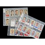 Cigarette Cards, Football, 3 sets to include Hills Famous Footballers A Series (coloured with