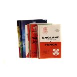 Rugby, a large collection of International and League programmes, 1960s - present, including Wales v