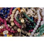 A collection of 'dress up ' jewellery,  principally comprising assorted bead necklaces