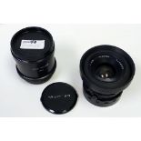 Mamiya f/3.8 90mm lens, with an extension tube, for RB67 camera