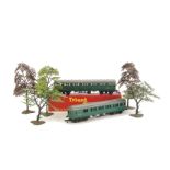 Tri-ang 00 Gauge 3-Car BR SR EMU: comprising Power Car, unpowered and Trailer Cars all with early