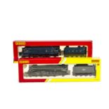 Hornby (China) 00 Gauge A4 Steam Locomotives: R2339 LNER blue '4468 ' Mallard' and R2784X BR green