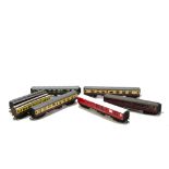 Tri-ang and Hornby Railways 00 Gauge Coaches: Tri-ang, black Engineer's Coach, red Breakdown Train