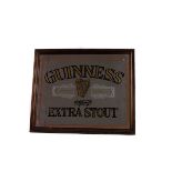 A Guinness 'Extra Stout' mirror,  59 x 49cm