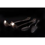 A German electroplated part service,  together with miscellaneous German plated flatware