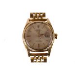 A 1960s Rolex Oyster Perpetual DateJust gentleman’s 18ct gold wristwatch, ref. 1601 no. 624671,