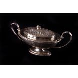 A George III silver neo-classical sauce tureen, London 1781, and with GH over WC makers marks (