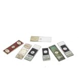 Various Microscope Slides: small quantity to include slides by C. M. Topping, Smith Beck & Beck, and