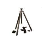 A Gitzo G1327 Mk2 Carbon Fibre Tripod, with Manfrotto 029 head