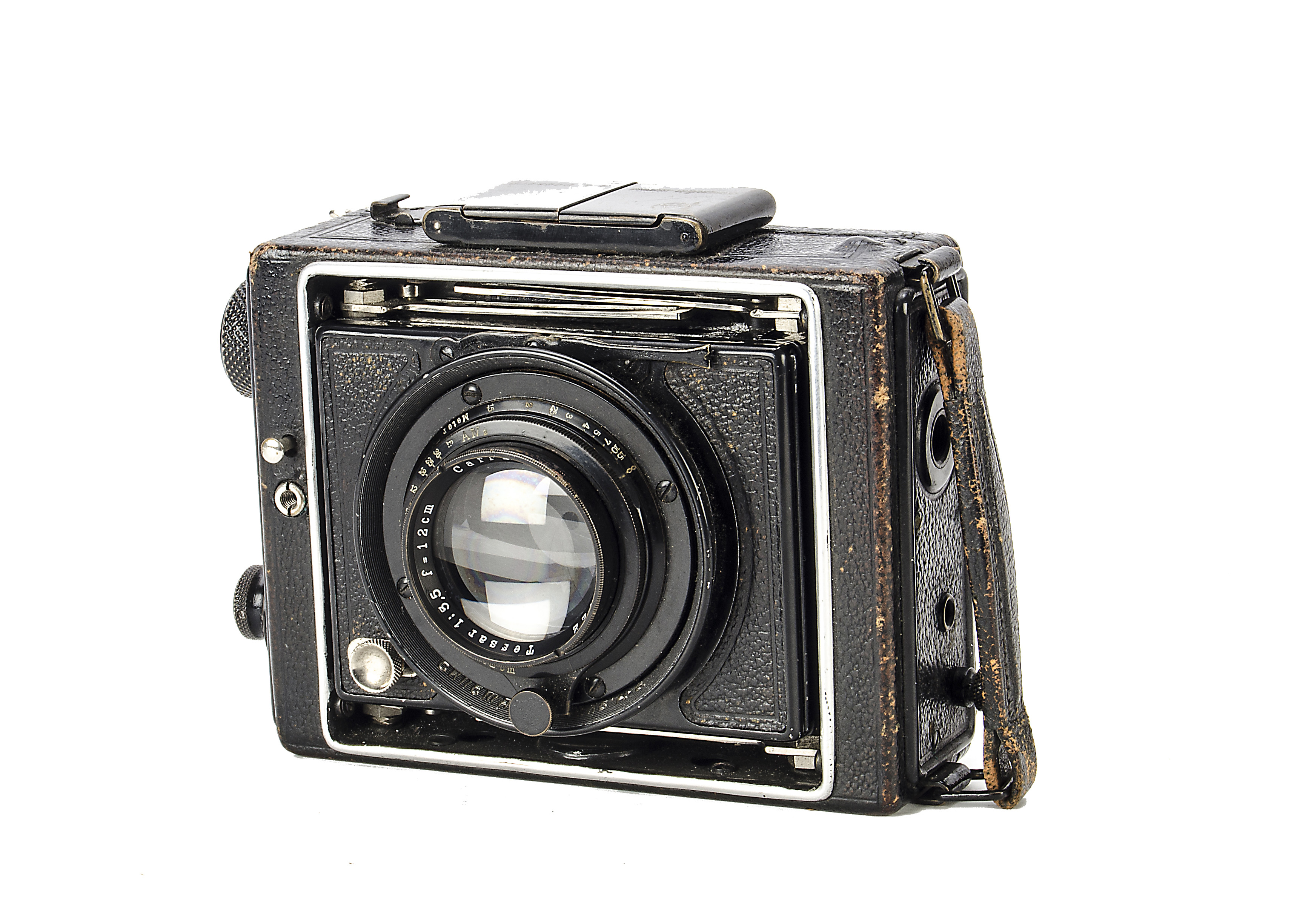 An Ernemann Klapp-Camera, 6x9cm, serial no. 1167793, with Carl Zeiss Jena Tessar f/3.5 120mm lens,