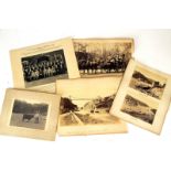 Various Silver Prints: snapshot albums, including maritime interest, on board ship, Suez Canal,