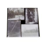 Glass plate silver nitrate negatives: quarter and half-plate, including portraits and landscapes (